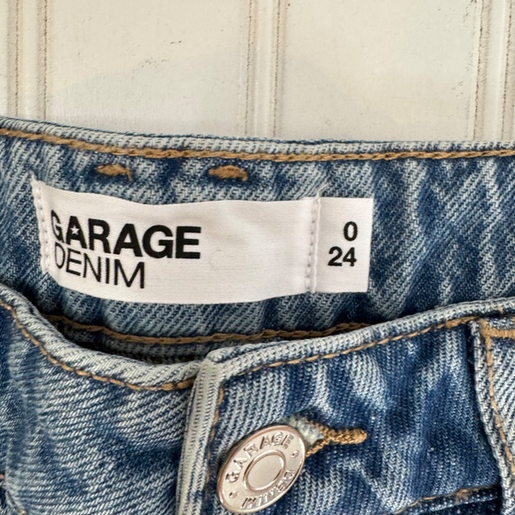 NEW Garage Denim Relaxed A Line Short Fanny Blue - Picture 2 of 7